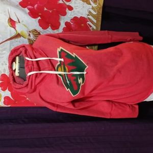 Cowl Neck Minnesota Wild Hockey Sweatshirt